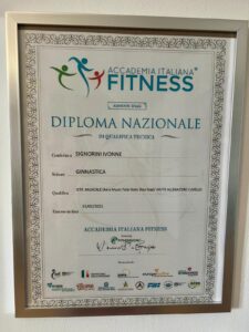 Attestato danza Yvonne Signorini diploma nazionale