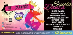 Y dance scuola danza volantino corsi servizi